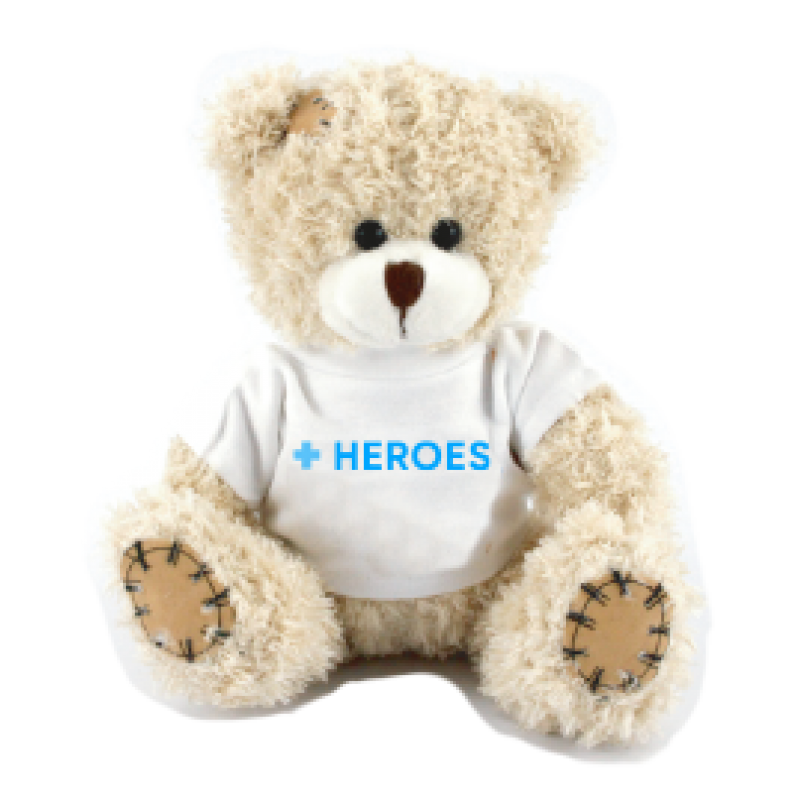 Image of Heroes 12cm Teddy Bear with T-shirt