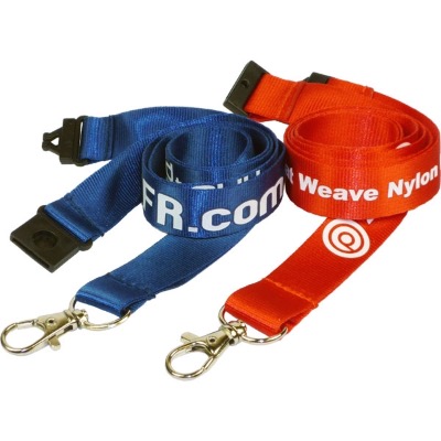 Image of 20mm Flat Weave Nylon Lanyard