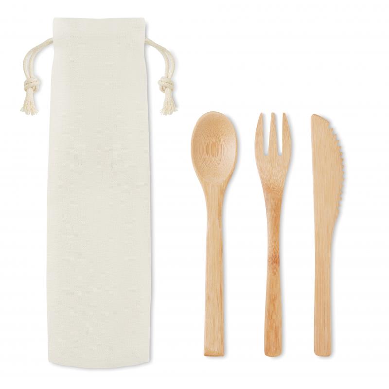 Image of Bamboo Cutlery Set