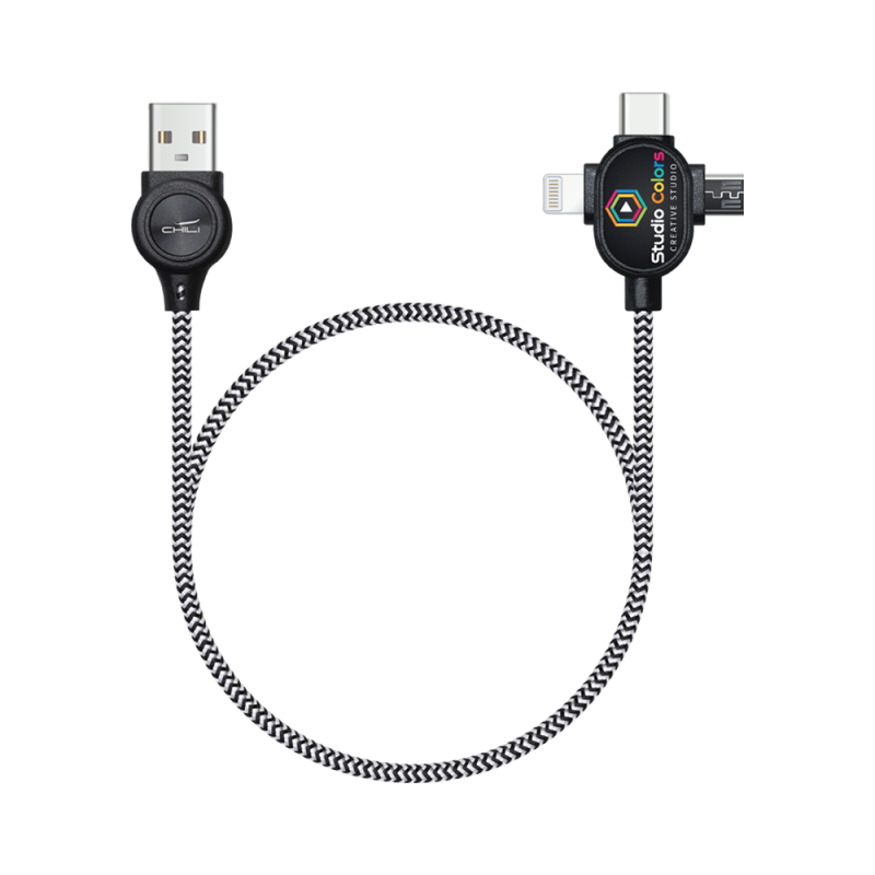 Image of LipaNoi 3-in-1 Charging and Data Cable